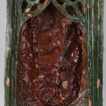 Kafel z tarczownikiem