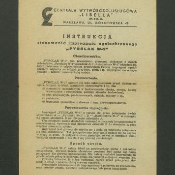 Instrukcja stosowania impregnatu ogniochronnego