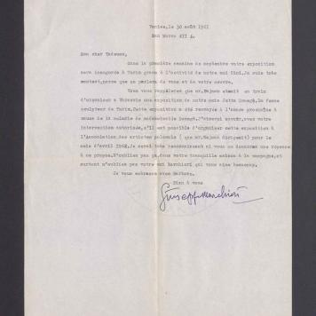 Mon cher Tadeusz, dans la premiere semaine de septembre [...]