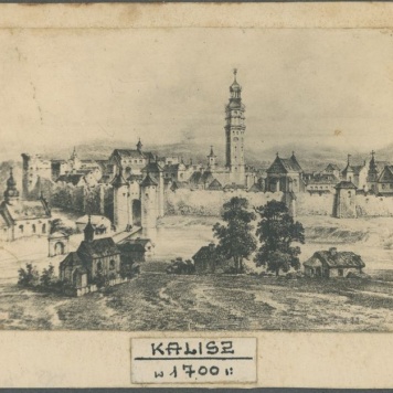 Kalisz w 1700 r.