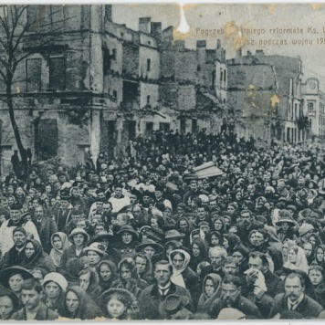 Pogrzeb ostatniego reformata Ks. Wiktora Sakowicza Marsz podczas wojny 1915 roku