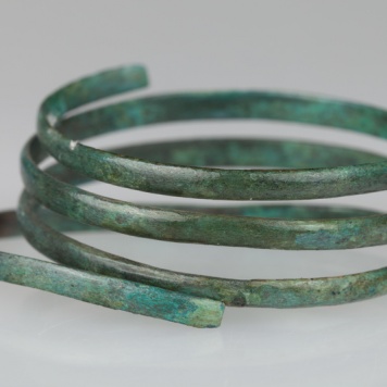 skręt spiralny wykonany z drutu 