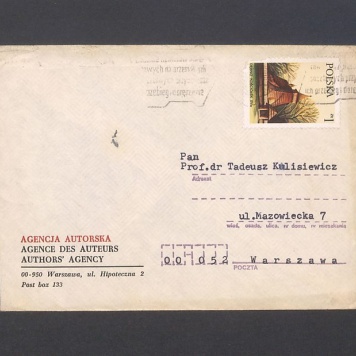 Koperta, nad. Agencja Autorska