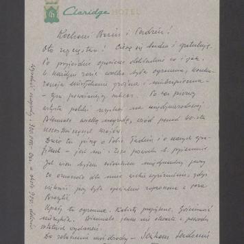 Kochani Basiu i Tadziu! Oto zwycięstwo! Cieszę się bardzo [...]