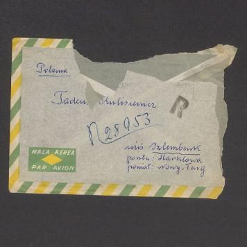 Koperta, adr. Tadeusz Kulisiewicz