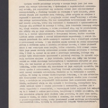 Interesująca wystawa w "Le Canard"