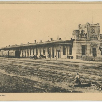Album Kalisza - "16 Widoków Heliotypjowych" - Dworzec