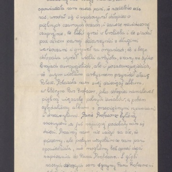 Szanowny Panie Profesorze! Mieliśmy dziś lekcję historii [...]