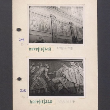 Wnętrze gnieźnieńskiej katedry. Płaskorzeźba ojca Efrema, scena z życia św. Wojciecha.