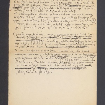 Notatka nt. powstania cyklu "Stalowe ptaki"