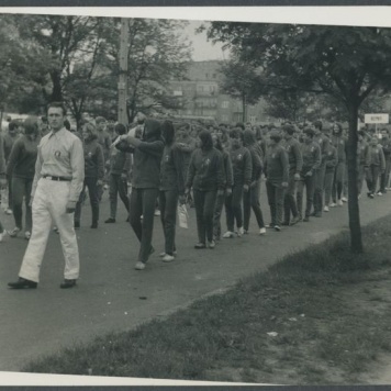 Zdjęcie z albumu dotyczącego kaliskiej hali sportowej