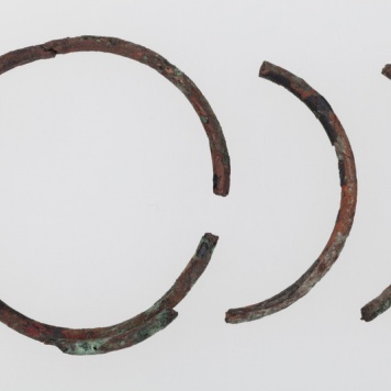 Fragmenty spirali brązowej