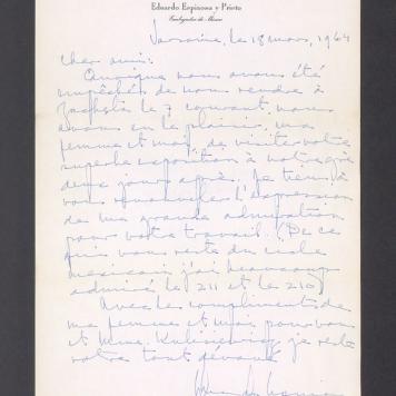 Eduardo Espinosa y Prieto, Embajador de Mexico