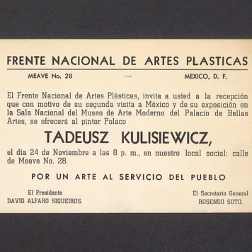 Frente Nacional de Artes Plasticas 