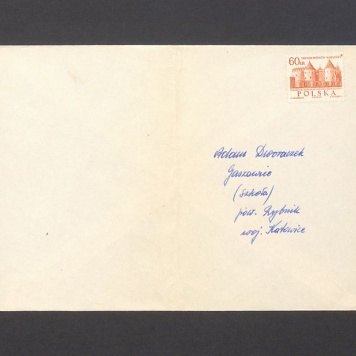 Koperta, adr. Adam Dworaczek