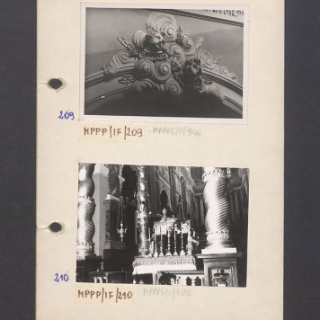 Wnętrze gnieźnieńskiej katedry. Klucz na jednym z łuków.