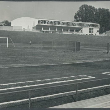 Zdjęcie z albumu dotyczącego kaliskiej hali sportowej