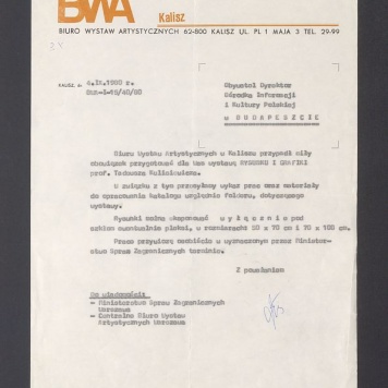 Biuru Wystaw Artystycznych w Kaliszu przypadł miły obowiązek przygotować dla Was  [...]