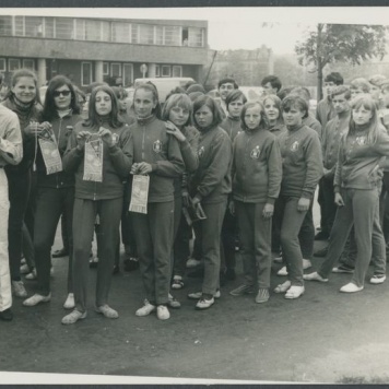 Zdjęcie z albumu dotyczącego kaliskiej hali sportowej