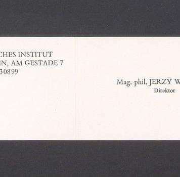 Mag. phil. Jerzy W. Solecki