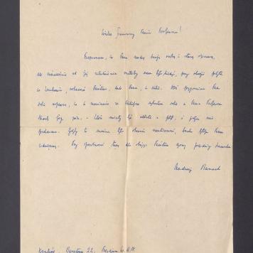 Wielce Szanowny Panie Profesorze! Przepraszam, że Pana nudzę [...]