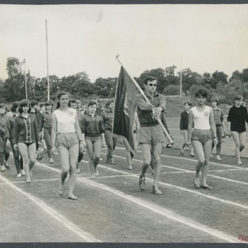Zdjęcie z albumu dotyczącego kaliskiej hali sportowej