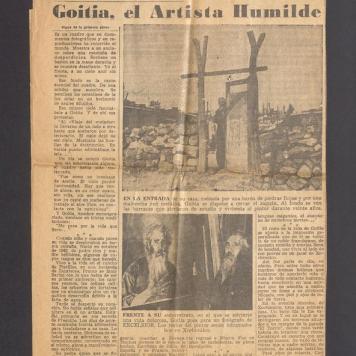 Goitia, el Artista Humilde