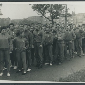 Zdjęcie z albumu dotyczącego kaliskiej hali sportowej