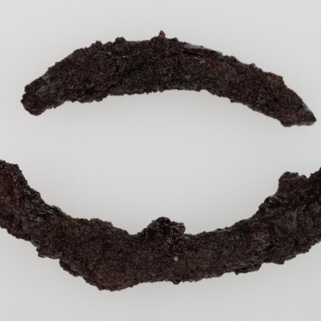 Fragmenty kółka żelaznego