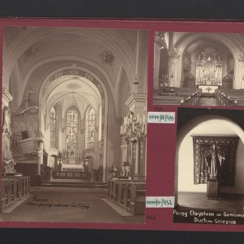 Posąg Chrystusa w Wyższym Seminarium Duchownym.