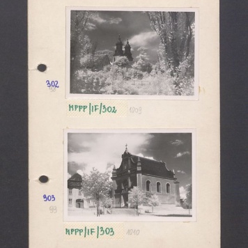 Widok na wieże katedry.