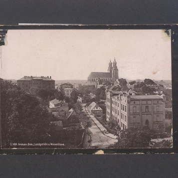 Fragment północnej części miasta z ulicą św. Wojciecha.