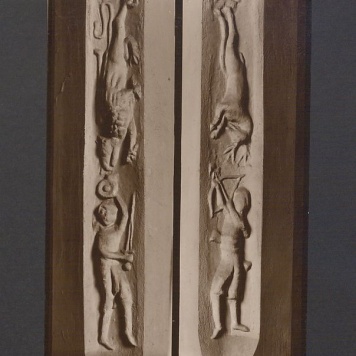 Płaskorzeźby z kaplicy pw. św. Jana Nepomucena.