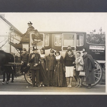 Dyliżans pocztowy w Łubowie.