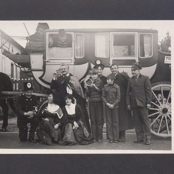 Dyliżans pocztowy w Łubowie.