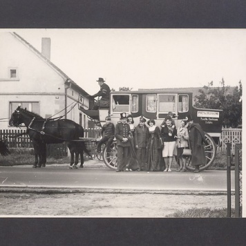 Dyliżans pocztowy w Łubowie.