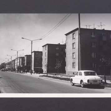 Ulica Budowlanych na Osiedlu Tysiąclecia.