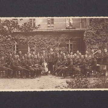 Orkiestra wojskowa 69 Pułku Piechoty w Gnieźnie.