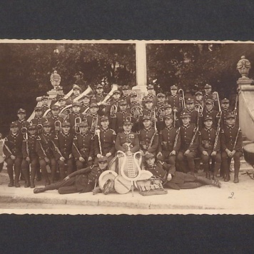 Orkiestra wojskowa 69 Pułku Piechoty w Gnieźnie.