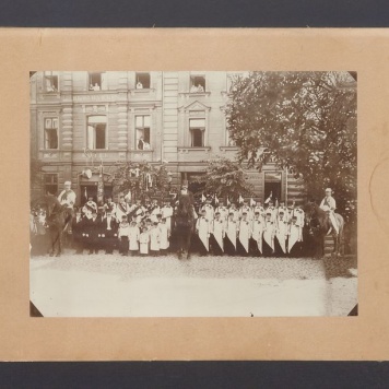 Członkowie Cechu Rzeźnickiego.