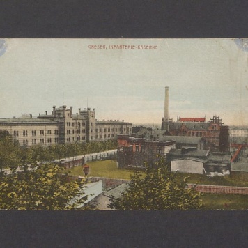 Koszary wojskowe na ul. Sobieskiego.