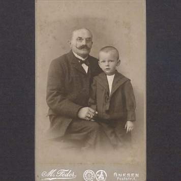 Portret ojca z synem.