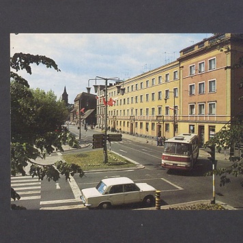 Skrzyżowanie ulic Bolesława Chrobrego i Lecha.