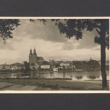 Widok na miasto od strony jeziora Jelonek.