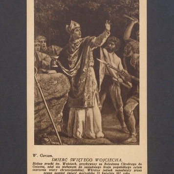 Śmierć św. Wojciecha według W. Gersona.