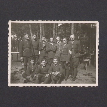 Żołnierze 69 Pułku Piechoty na manewrach w Janowcu Wielkopolskim.