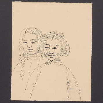 Rysunek do poematu P. Nerudy "Chiny"