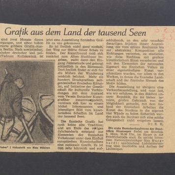 Grafik aus dem Land der tausend Seen