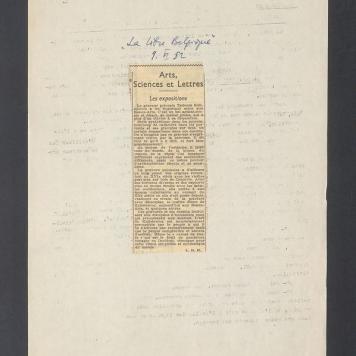 Recenzja. Arts, sciences et lettres. Les expositions