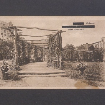 Park Kościuszki w Gnieźnie.